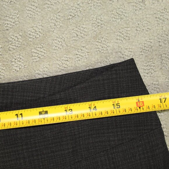 Apt. 9 Size 8P Grey Plaid Work Pants Slacks Stretch Waist EUC! - Picture 5 of 5